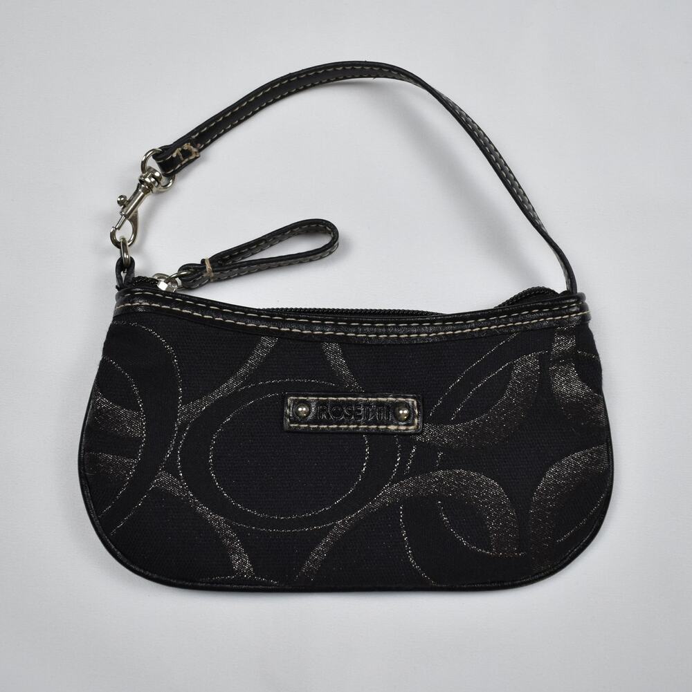 Rosetti Mini Micro Purse Black Bag Zip Pouch Charm Accessory Y2K Coquette Beauty